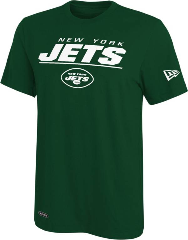 New Era Men's New York Jets Sport Green Combine T-Shirt