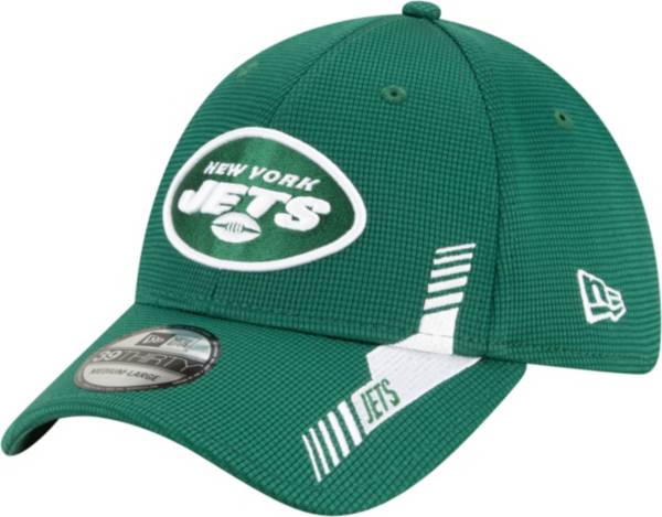 New Era Men's New York Jets Green Sideline 2021 Home 39Thirty Stretch Fit Hat