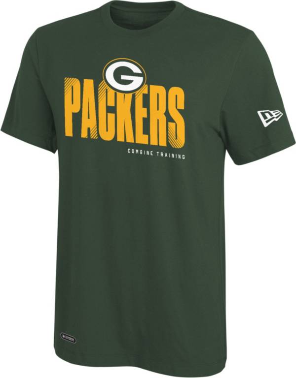 New Era Men's Green Bay Packers Combine Hash Green T-Shirt