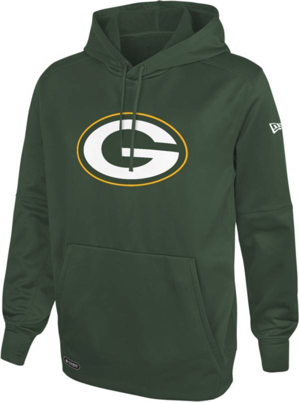 New Era Men's Green Bay Packers Hunter Combine Pullover Logo Hoodie product image