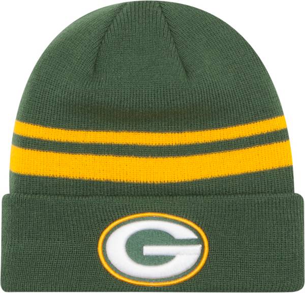 New Era Men's Green Bay Packers Green Cuffed Knit