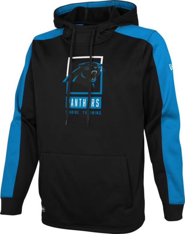 New Era Men's Carolina Panthers Black Combine Rise Pullover Hoodie