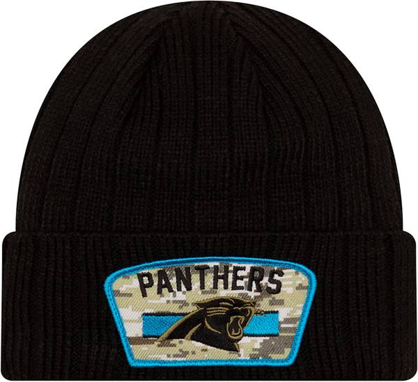 New Era Men's Carolina Panthers Salute to Service Black Knit product image