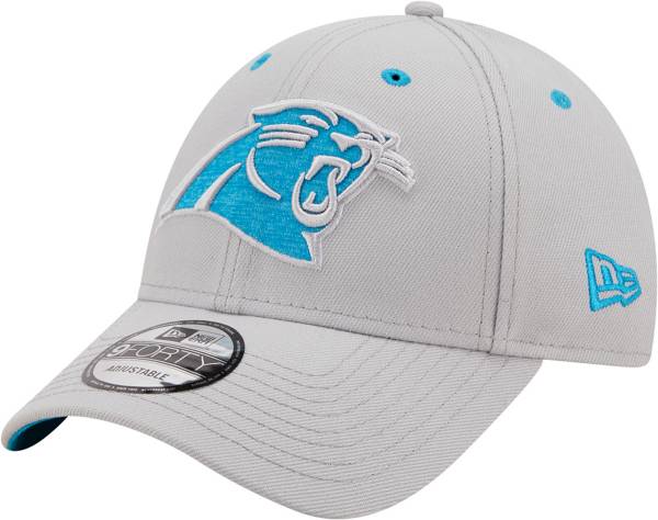 New Era Men's Carolina Panthers Outline 9Forty Grey Adjustable Hat