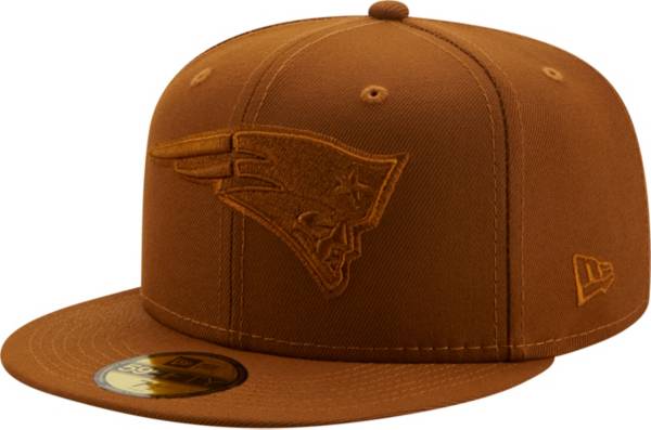 New Era Men's New England Patriots Color Pack 59Fifty Peanut Fitted Hat