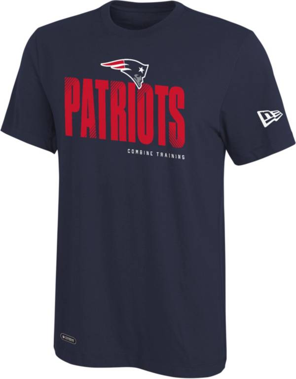 New Era Men's New England Patriots Combine Hash Navy T-Shirt