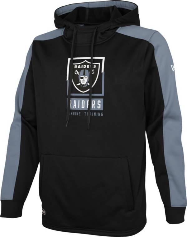 New Era Men's Las Vegas Raiders Black Combine Rise Pullover Hoodie