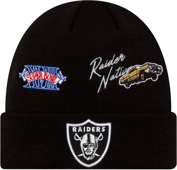 New Era Men's Las Vegas Raiders City Transit Black Knit