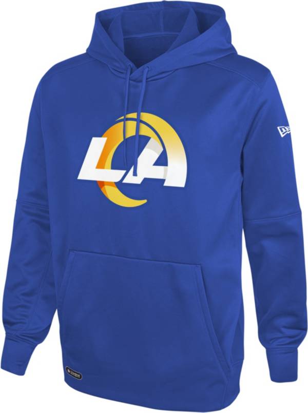 New Era Men's Los Angeles Rams Royal Combine Pullover Logo Hoodie