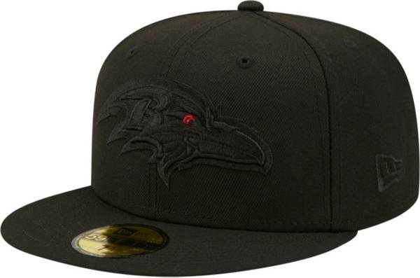 New Era Men's Baltimore Ravens Color Pack 59Fifty Black Fitted Hat