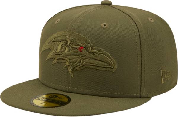 New Era Men's Baltimore Ravens Color Pack 59Fifty Olive Fitted Hat