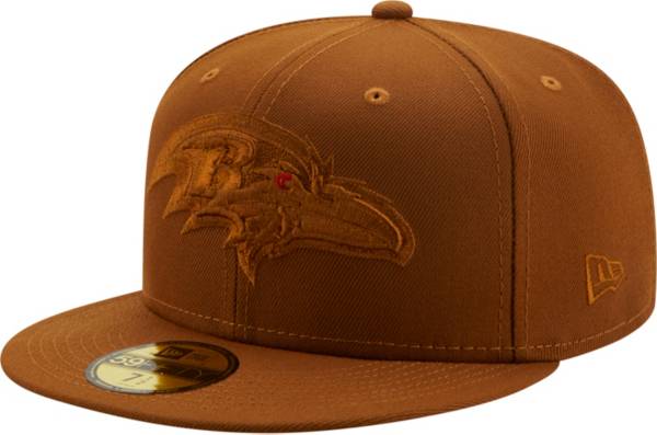 New Era Men's Baltimore Ravens Color Pack 59Fifty Peanut Fitted Hat