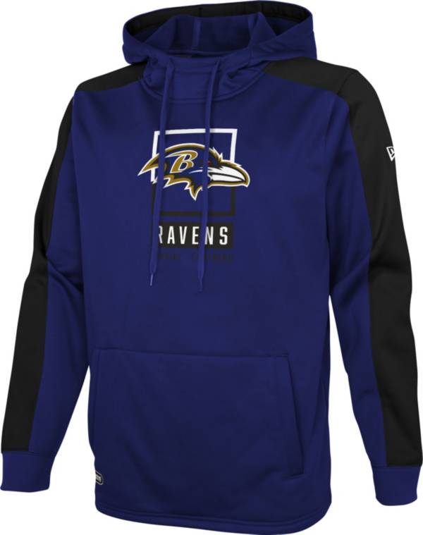 New Era Men's Baltimore Ravens Purple Combine Rise Pullover Hoodie