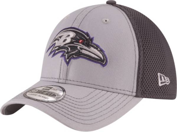 New Era Men's Baltimore Ravens Grayed Out Neo 39Thirty Stretch Fit Hat