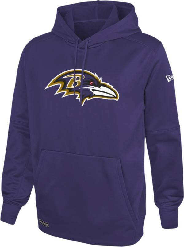 New Era Men's Baltimore Ravens Purple Combine Pullover Logo Hoodie