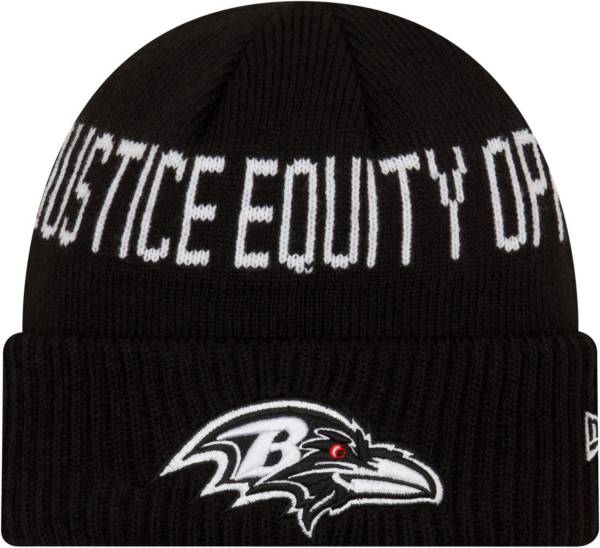 New Era Men's Baltimore Ravens Social Justice Black Knit product image