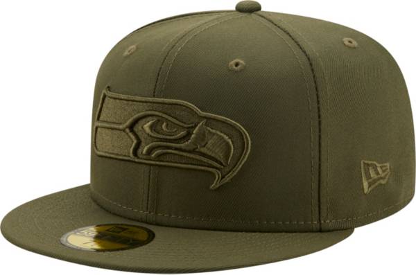 New Era Men's Seattle Seahawks Color Pack 59Fifty Olive Fitted Hat