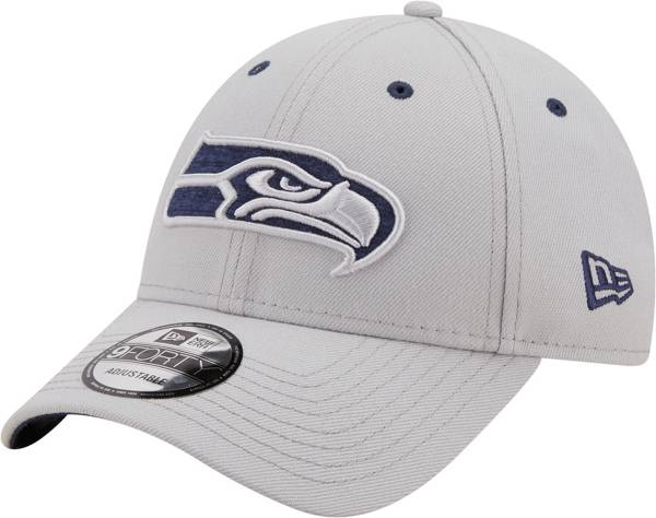 New Era Men's Seattle Seahawks Outline 9Forty Grey Adjustable Hat