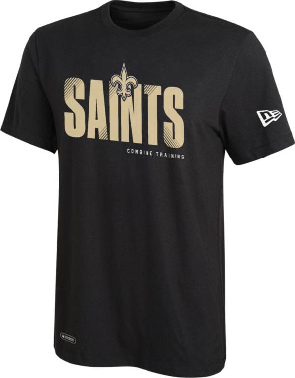 New Era Men's New Orleans Saints Combine Hash Black T-Shirt