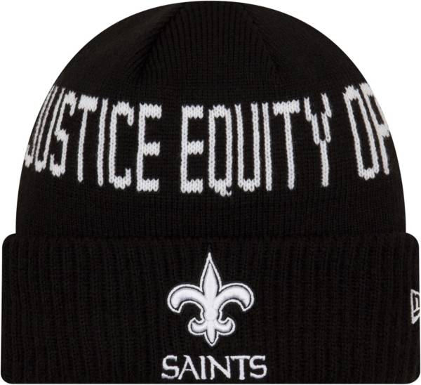 New Era Men's New Orleans Saints Social Justice Black Knit product image