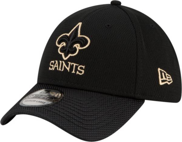 New Era Men's New Orleans Saints Sideline 2021 Road 39Thirty Black Stretch Fit Hat
