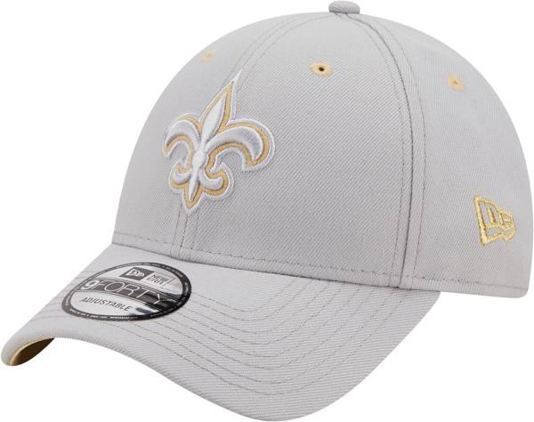 New Era Men's New Orleans Saints Outline 9Forty Grey Adjustable Hat