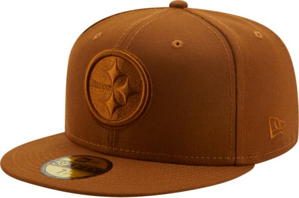 New Era Men's Pittsburgh Steelers Color Pack 59Fifty Peanut Fitted Hat