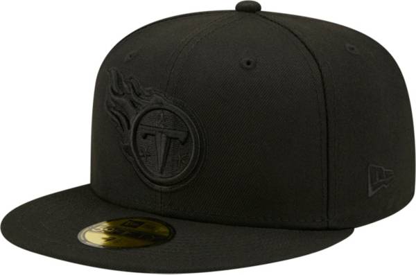 New Era Men's Tennessee Titans Color Pack 59Fifty Black Fitted Hat