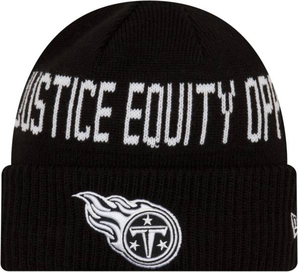 New Era Men's Tennessee Titans Social Justice Black Knit