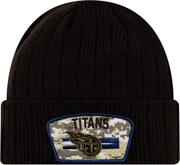 New Era Men's Tennessee Titans Salute to Service Black Knit