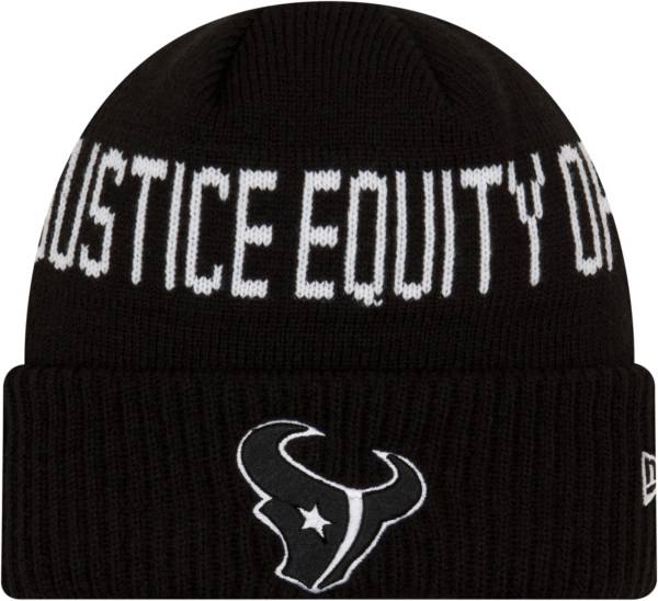 New Era Men's Houston Texans Social Justice Black Knit product image