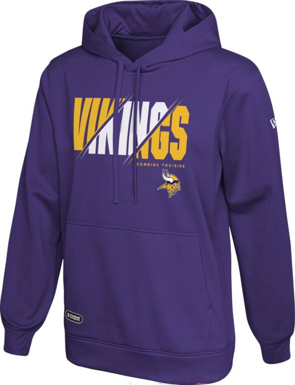 New Era Men's Minnesota Vikings Combine Release Purple Hoodie