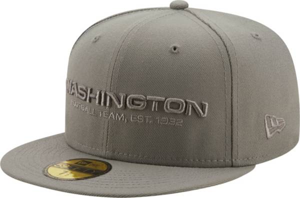 New Era Men's Washington Football Team Color Pack 59Fifty Grey Fitted Hat