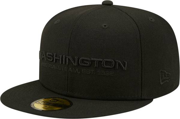 New Era Men's Washington Football Team Color Pack 59Fifty Black Fitted Hat