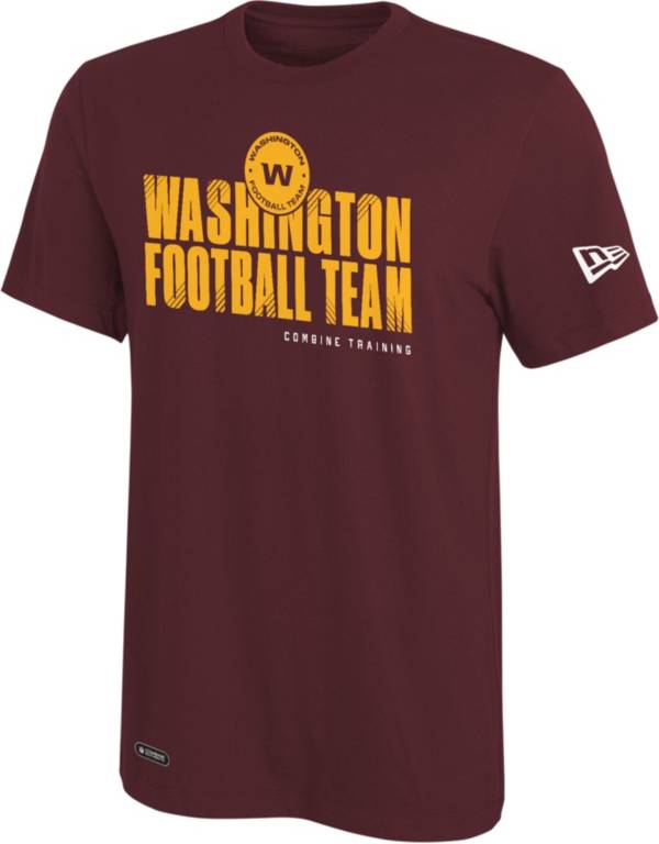 New Era Men's Washington Football Team Combine Hash Red T-Shirt