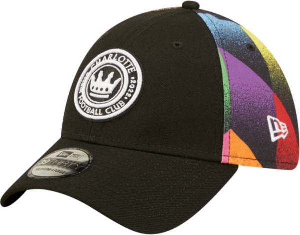 New Era Charlotte FC '22 39Thirty Pride Stretch Hat