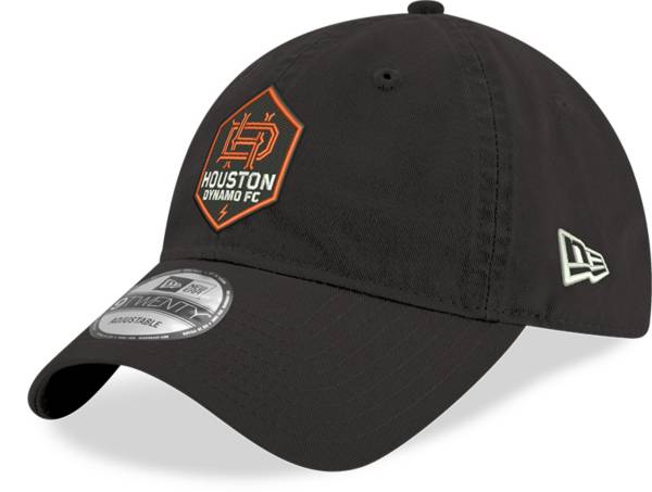 New Era Men's Houston Dynamo Black Core Classic 9Twenty Adjustable Hat