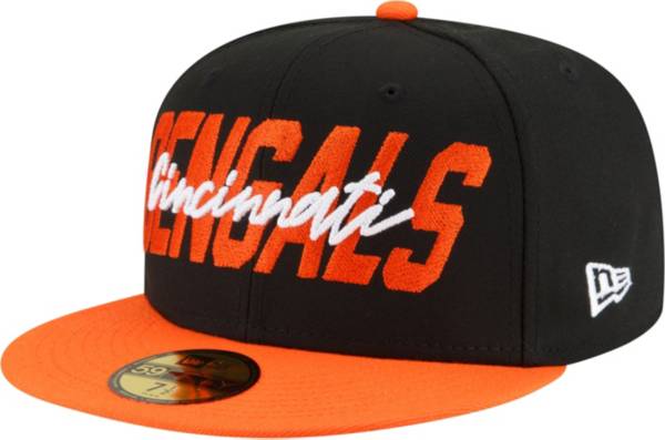 New Era Men's Cincinnati Bengals 2022 NFL Draft 59Fifty Black Fitted Hat