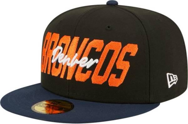 New Era Men's Denver Broncos 2022 NFL Draft 59Fifty Black Fitted Hat