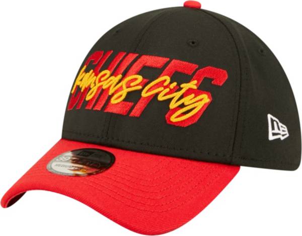 New Era Men's Kansas City Chiefs 2022 NFL Draft 39Thirty Black Stretch Fit Hat