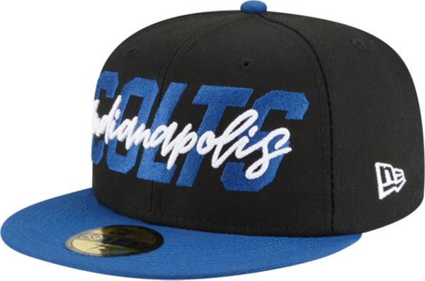 New Era Men's Indianapolis Colts 2022 NFL Draft 59Fifty Black Fitted Hat