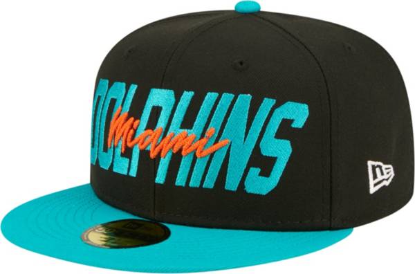 New Era Men's Miami Dolphins 2022 NFL Draft 59Fifty Black Fitted Hat