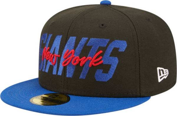 New Era Men's New York Giants 2022 NFL Draft 59Fifty Black Fitted Hat