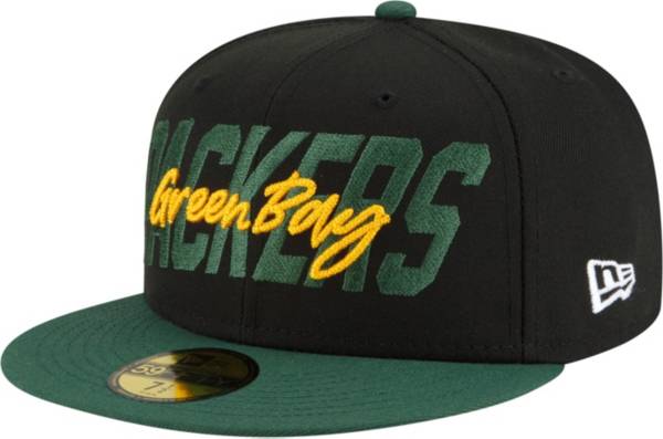 New Era Men's Green Bay Packers 2022 NFL Draft 59Fifty Black Fitted Hat