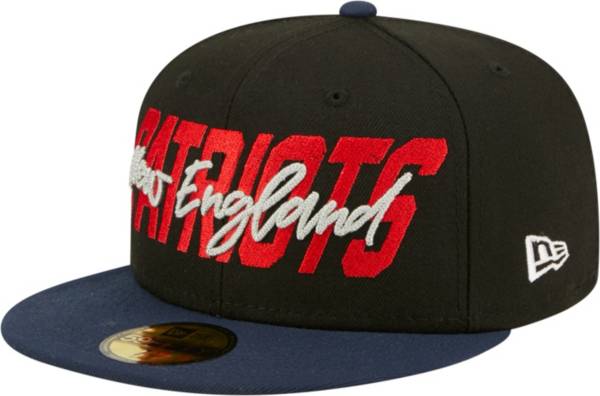 New Era Men's New England Patriots 2022 NFL Draft 59Fifty Black Fitted Hat