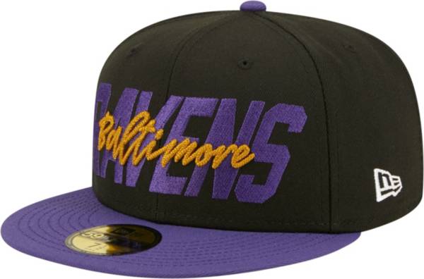 New Era Men's Baltimore Ravens 2022 NFL Draft 59Fifty Black Fitted Hat