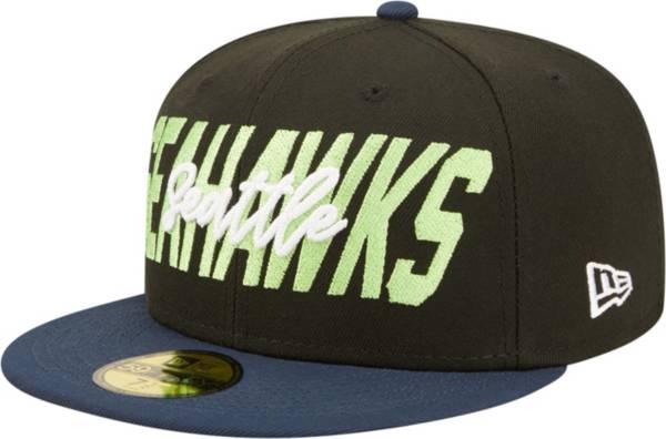 New Era Men's Seattle Seahawks 2022 NFL Draft 59Fifty Black Fitted Hat