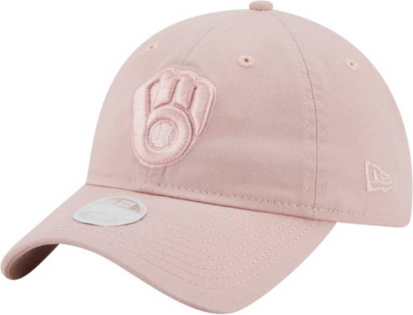 New Era Women's Milwaukee Brewers Pink Core Classic 9Twenty Adjustable Hat