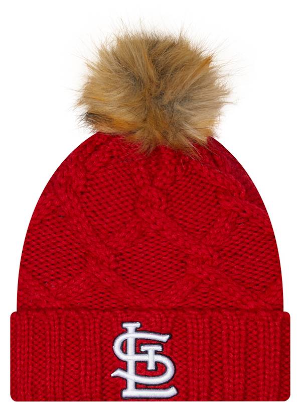 New Era Women's St. Louis Cardinals Red Luxe Knit Hat