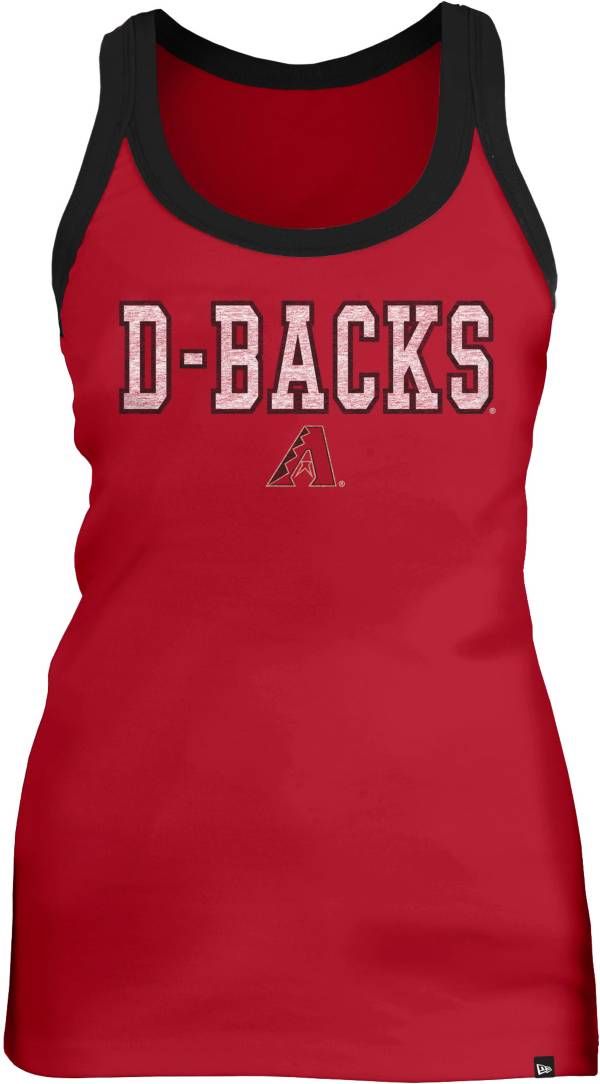 New Era Women's Arizona Diamondbacks Red Racerback Athletic Tank Top